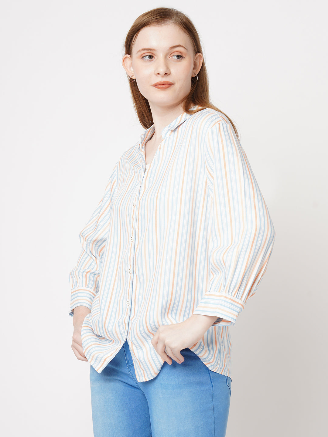 Women Striped Shirt