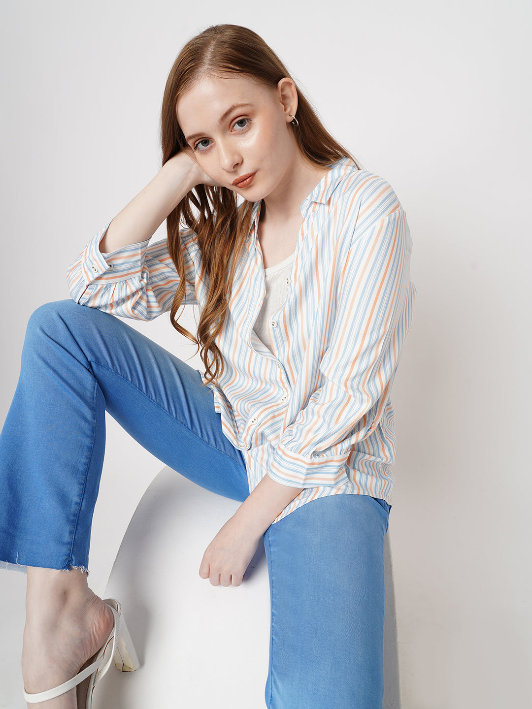 Women Striped Shirt