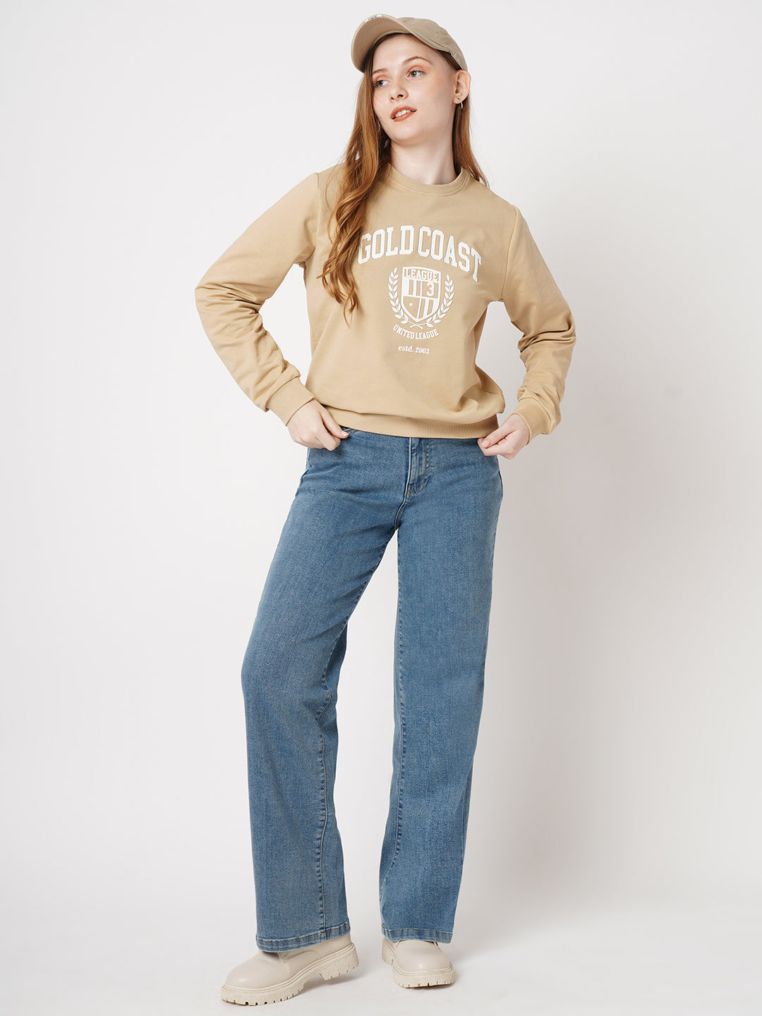 Women Blue High-Rise Wide Leg Jeans