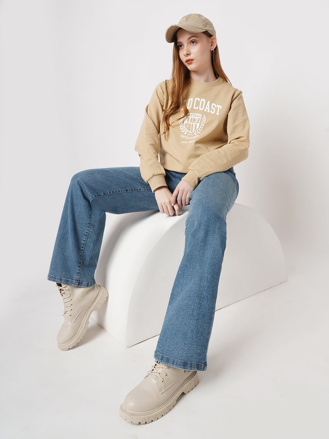 Women Blue High-Rise Wide Leg Jeans