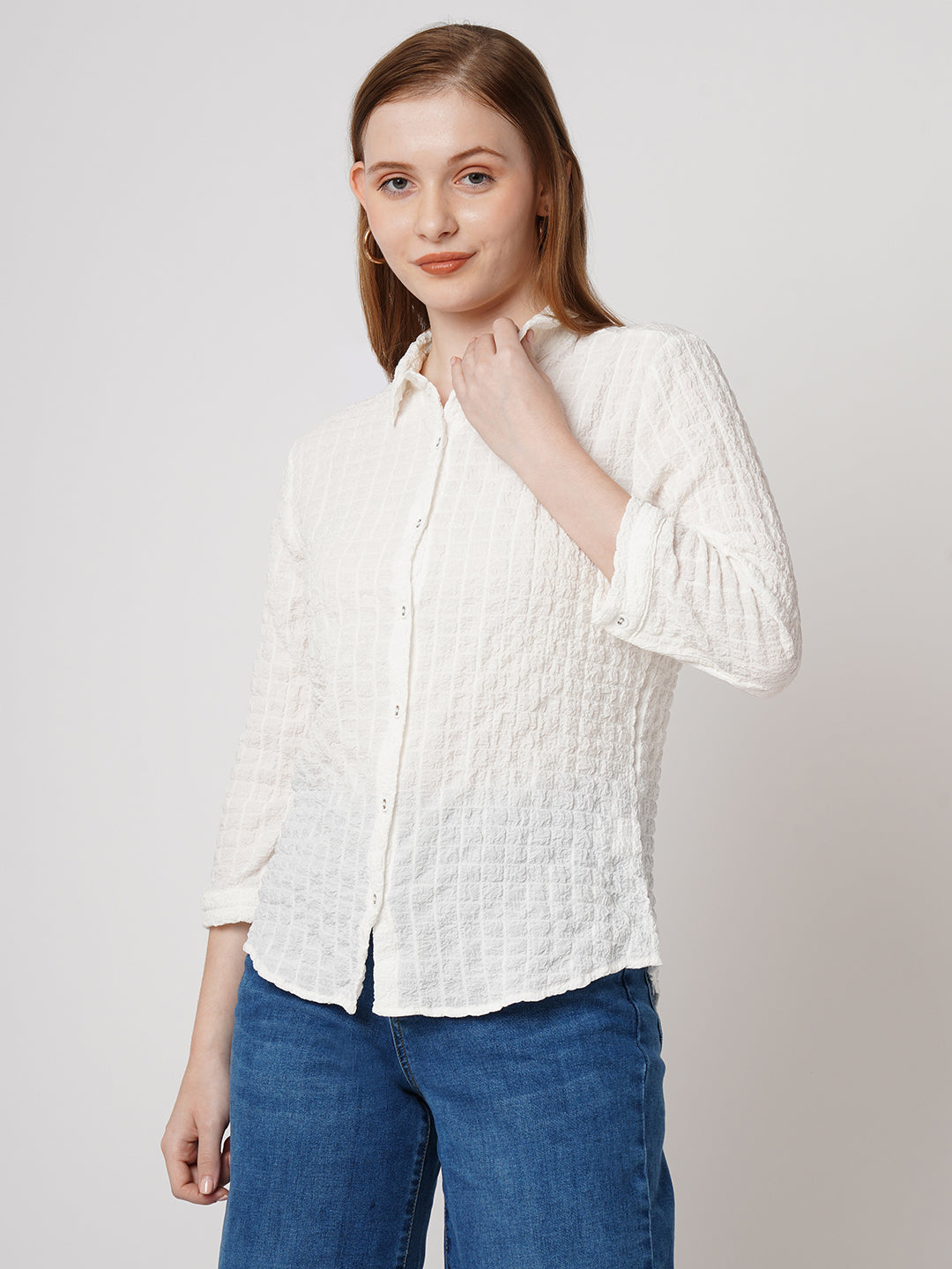 Women Solid Shirt