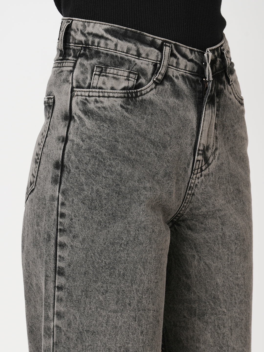High Rise Baggy Fit Jeans
