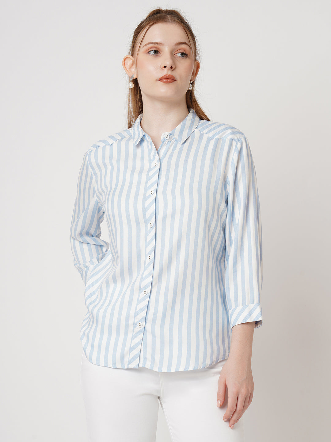 Women Striped Shirt