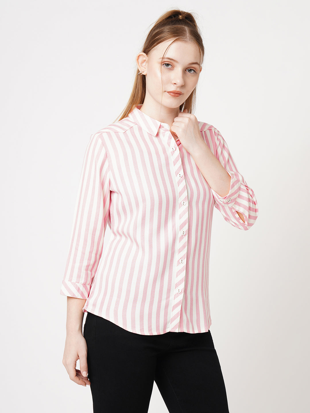 Women Striped Shirt