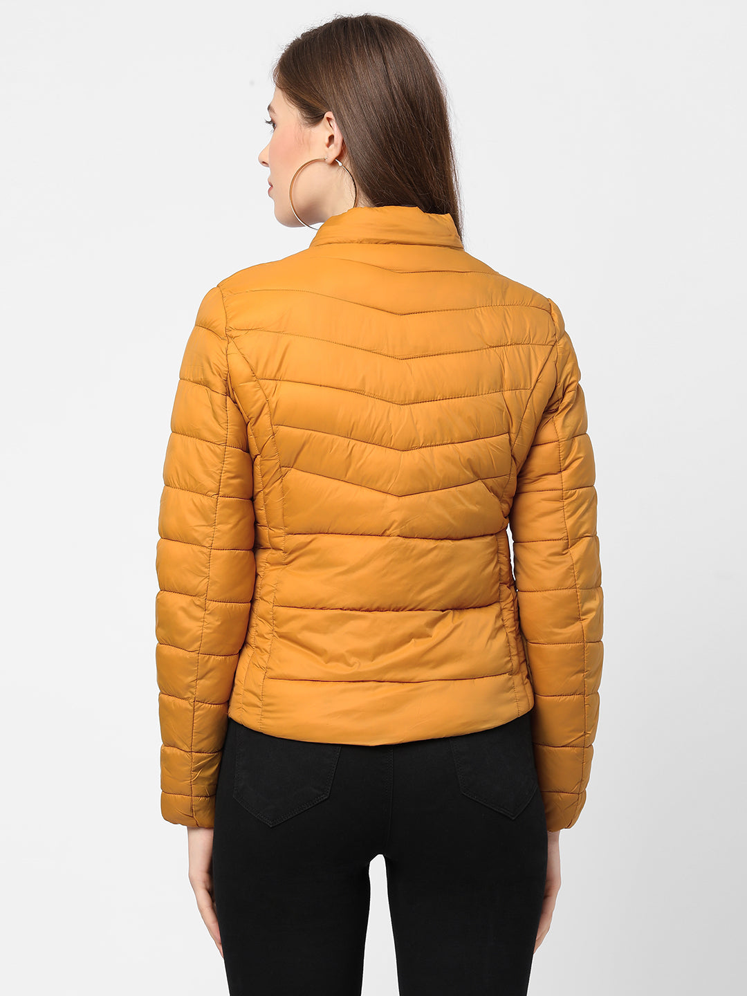 Women Mustard Winter Jacket