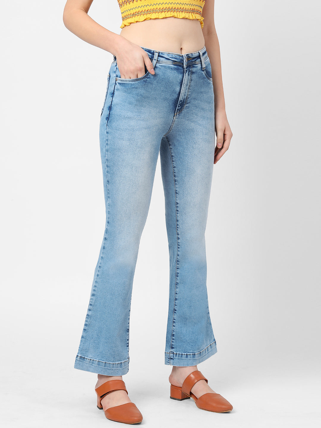 Women High-Rise Flare Jeans