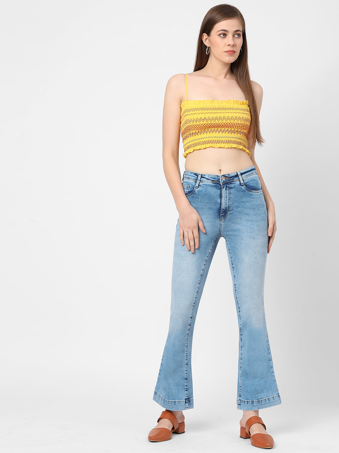 Women High-Rise Flare Jeans