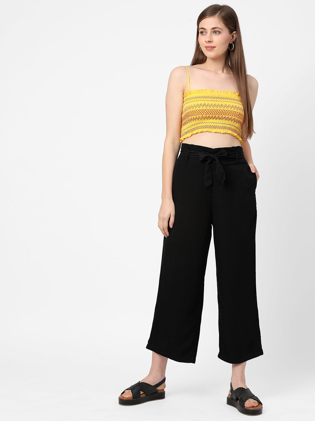 Women High-Rise Culottes