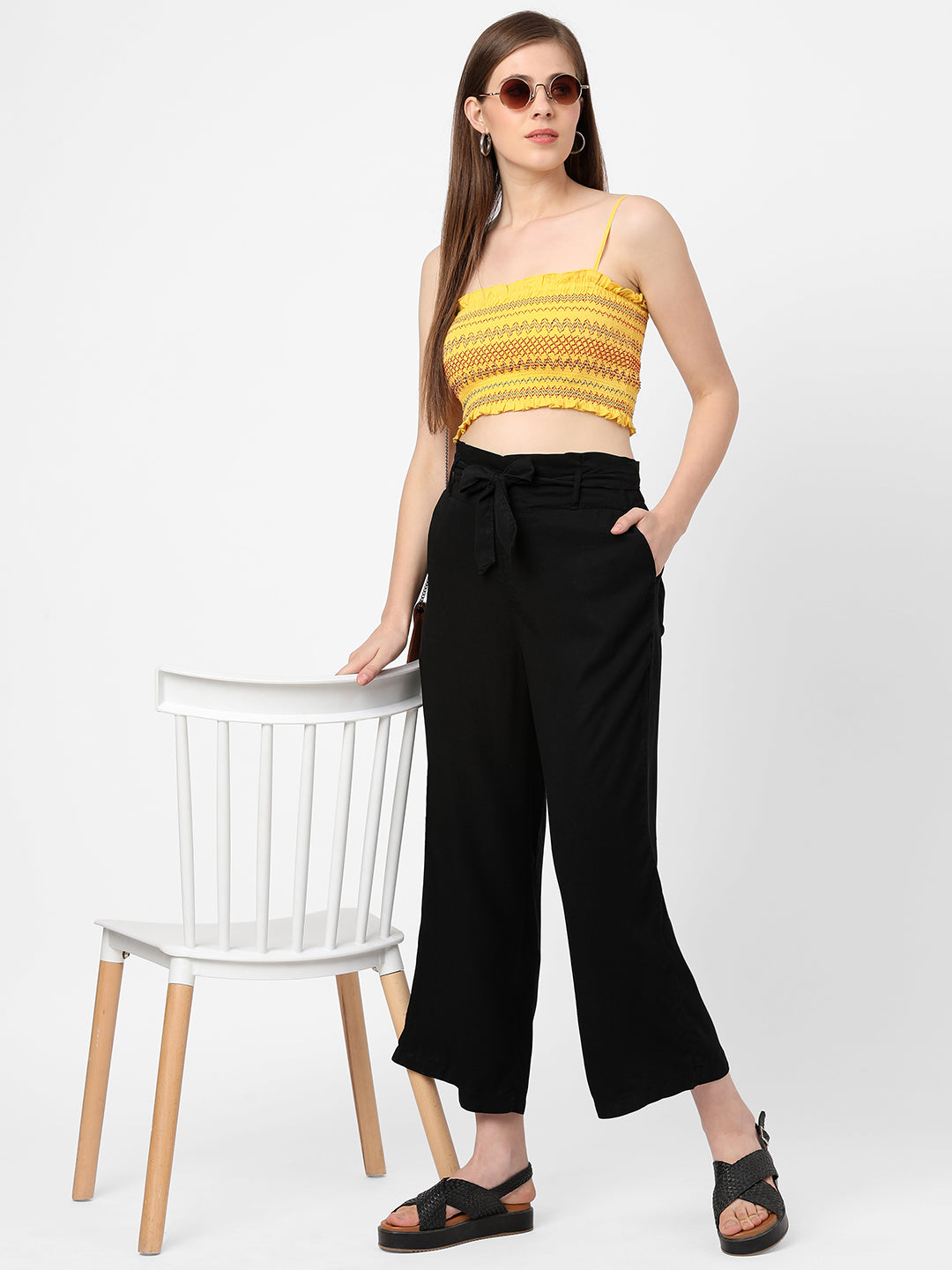 Women High-Rise Culottes