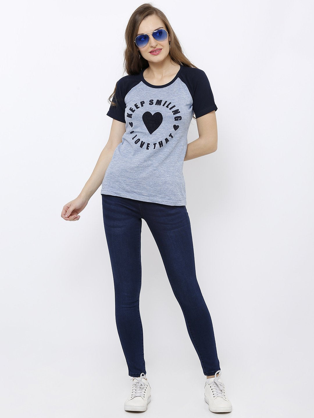Women Dark Blue High-Rise Skinny Jeans