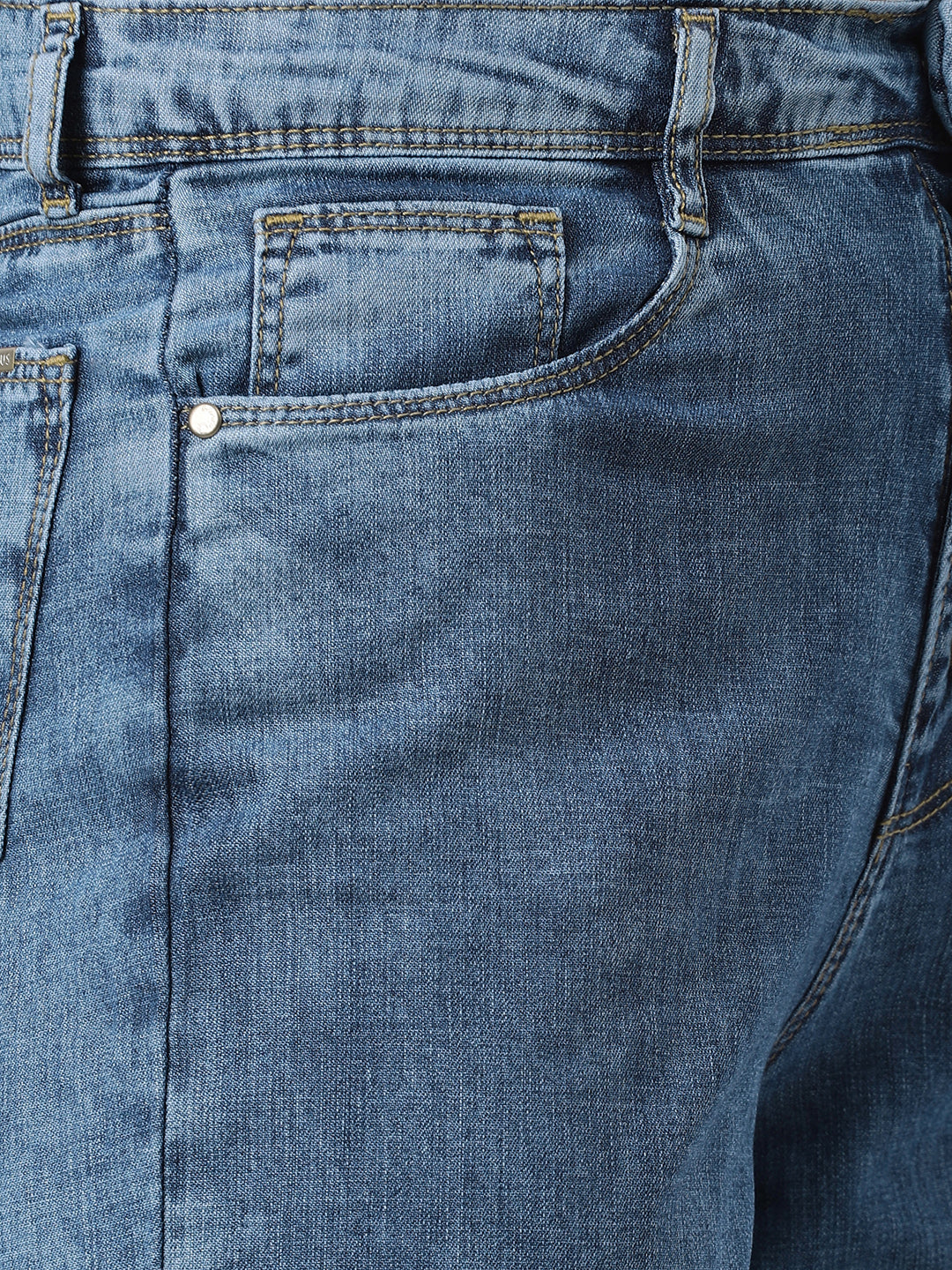 Women Blue High-Rise Wide Leg Jeans