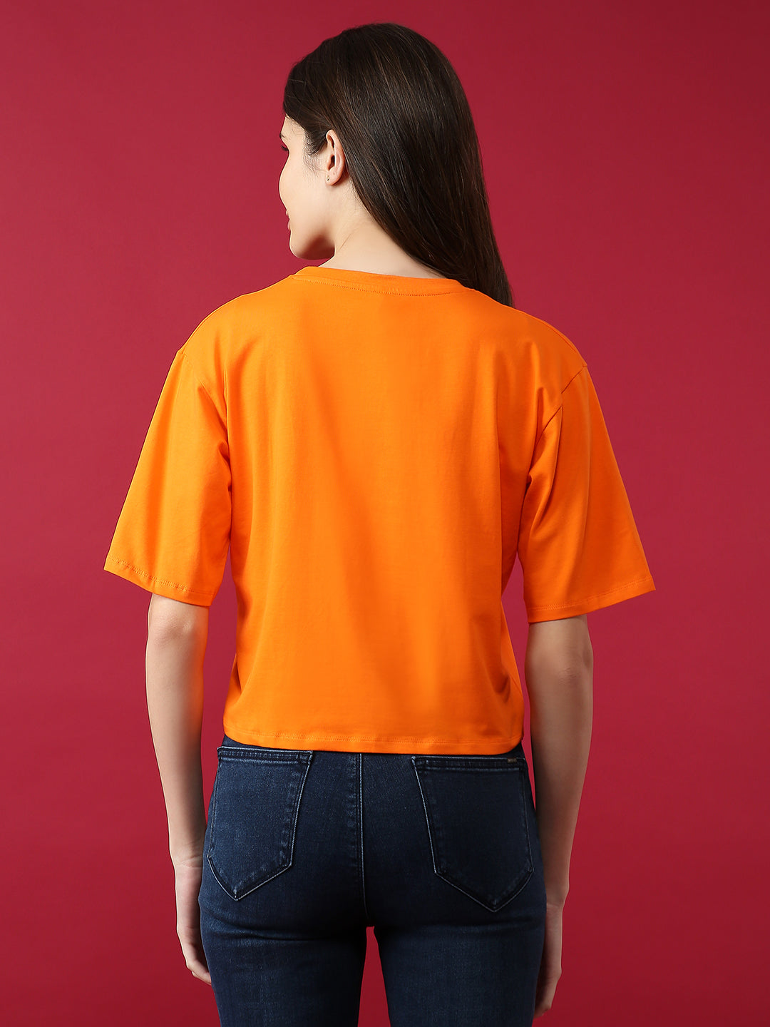 Women Slim Fit Printed Graphic Tees