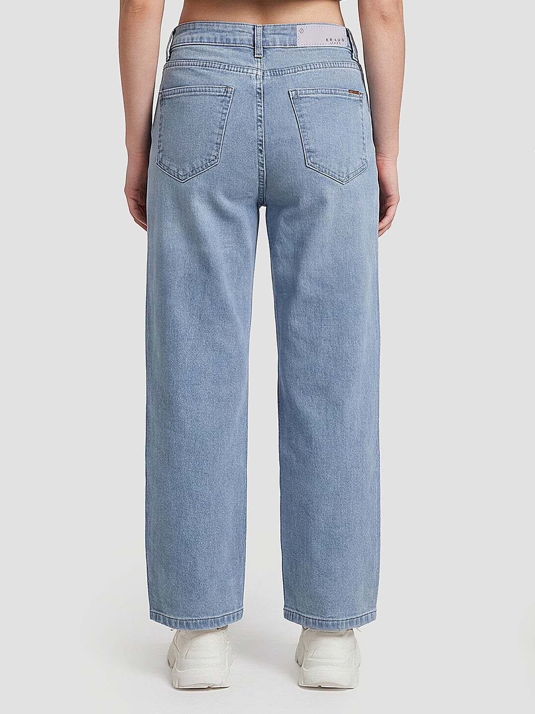 Women Light Blue Culottes