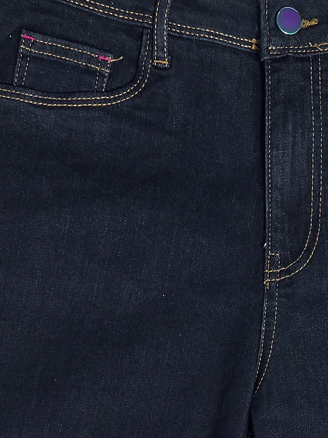 Women Dark Blue High-Rise Flare Jeans
