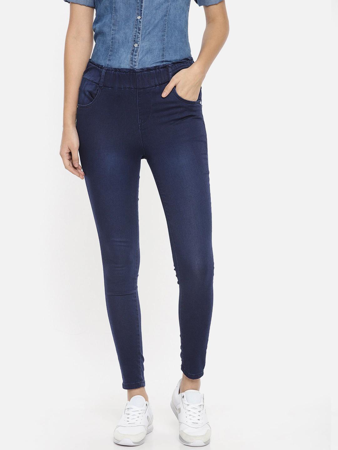 Women Mid-Rise Skinny Crop Jeans