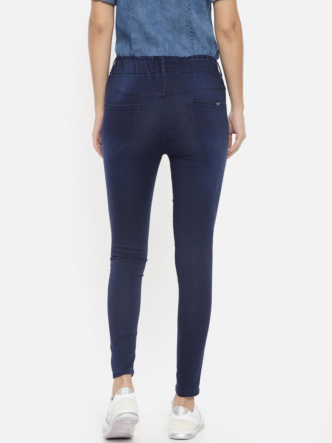 Women Mid-Rise Skinny Crop Jeans