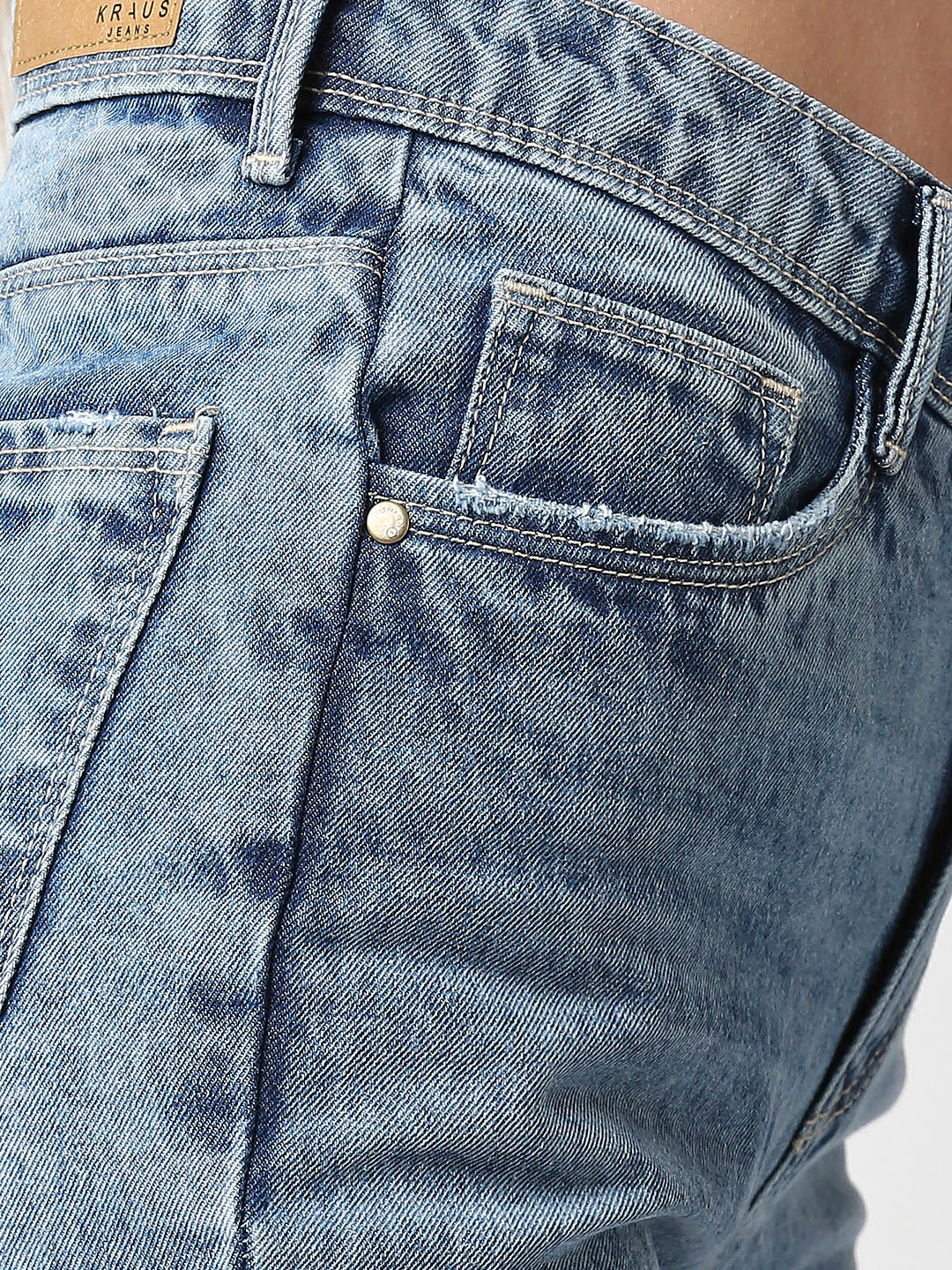 Women Light Blue High-Rise Super Straight Fit Jeans