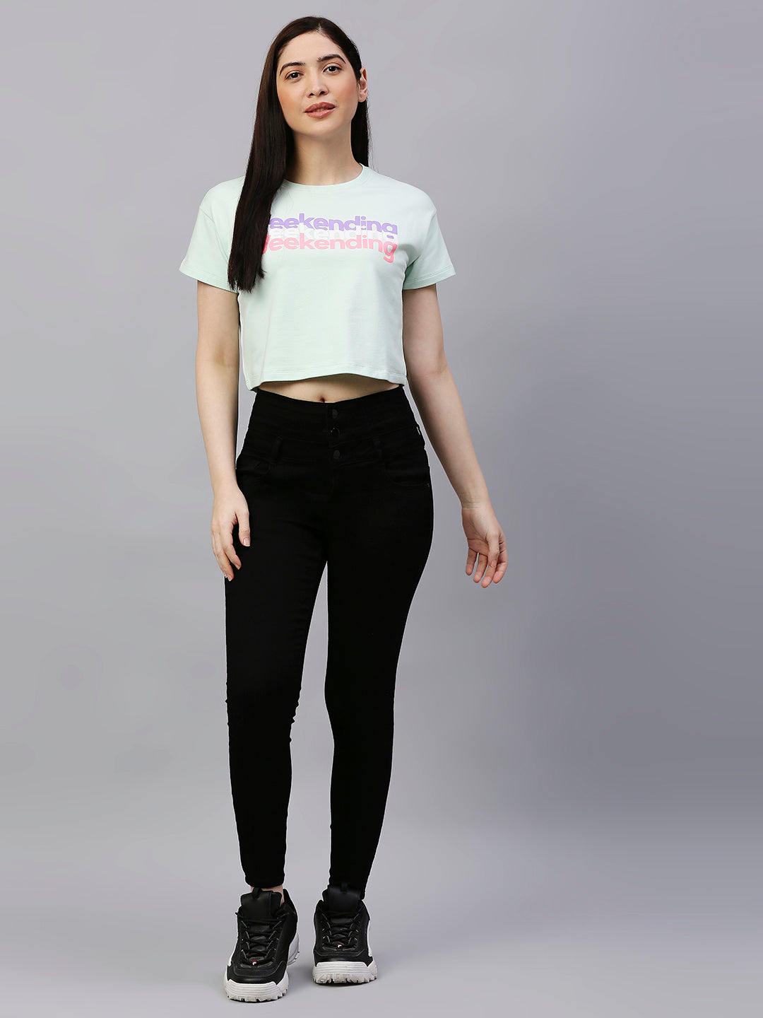 Women Black High-Rise Super Skinny Jeans