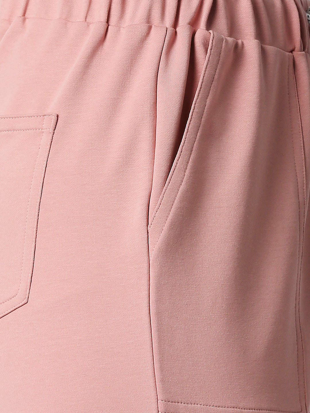 Women Blush Pink Athleisure Joggers
