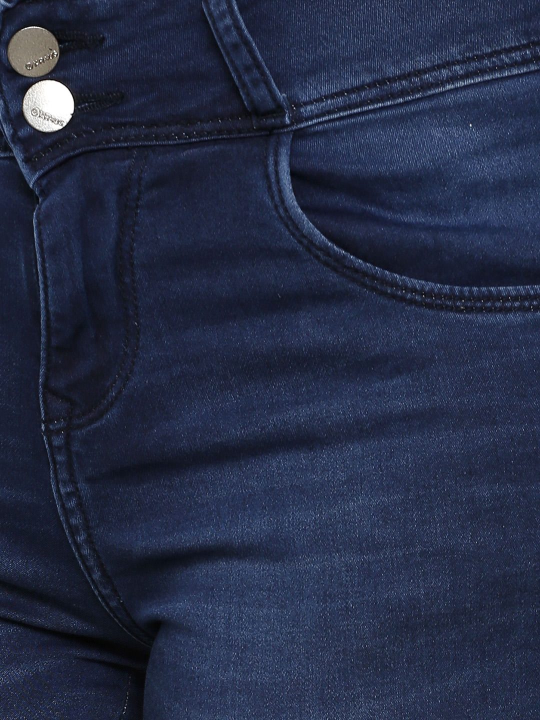 Women Dark Blue Mid-Rise Skinny Jeans