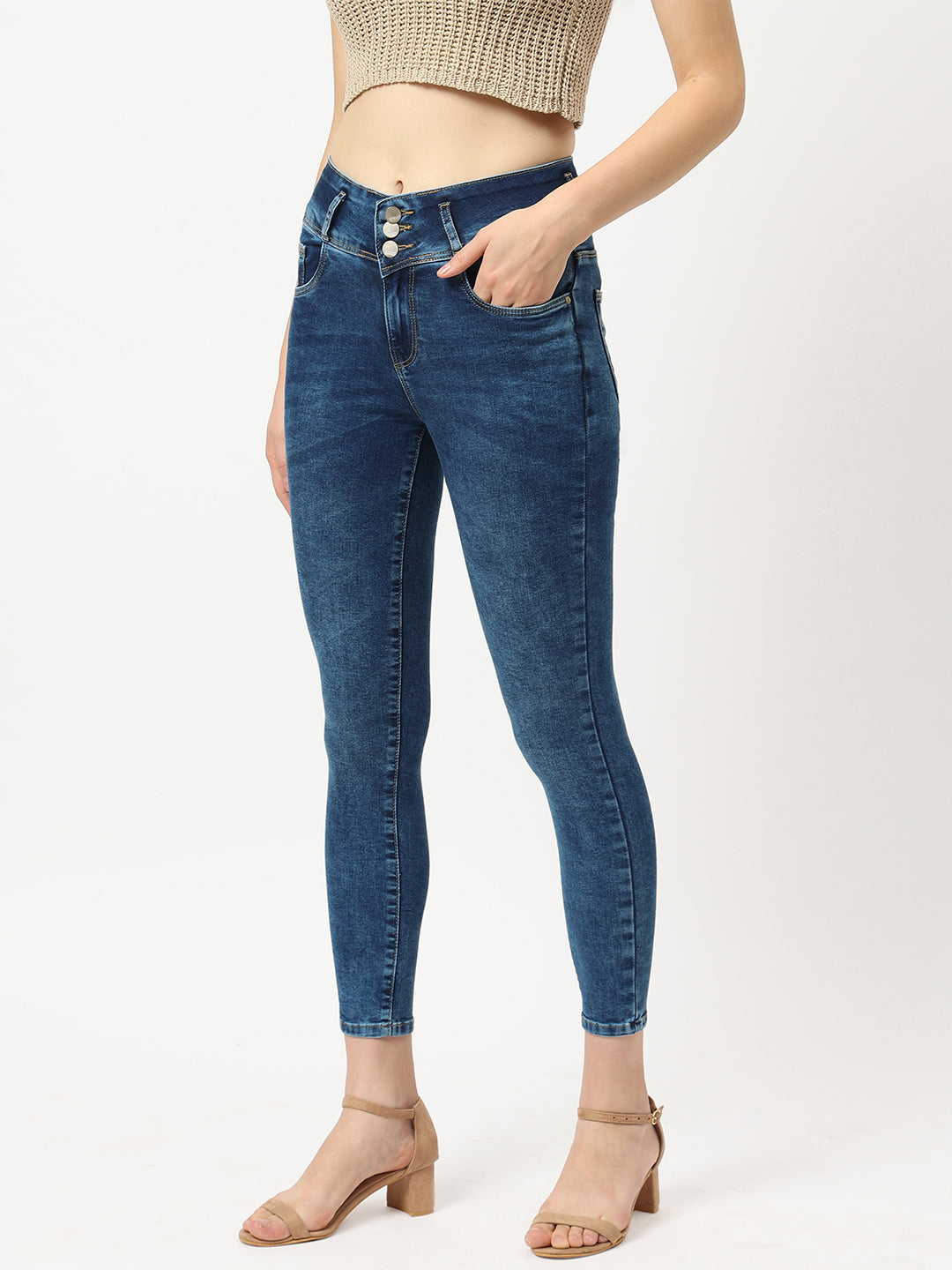 Women High-Rise Skinny Jeans