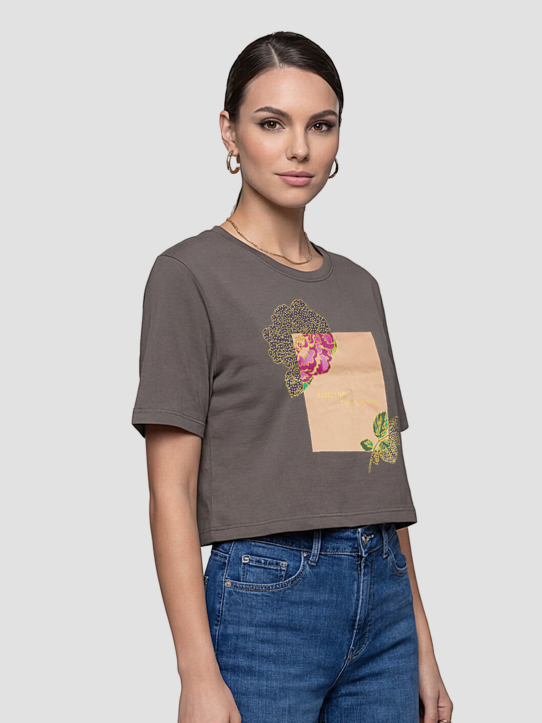 Women Oyester Graphic T-Shirt