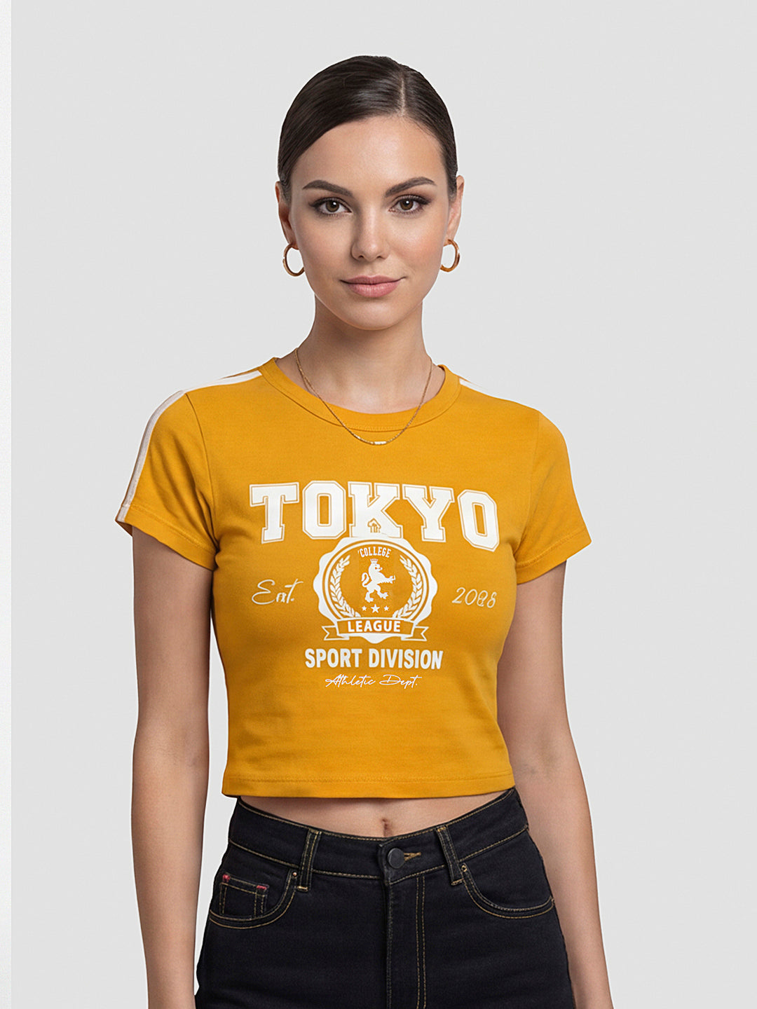Women Mustard Genz Tees