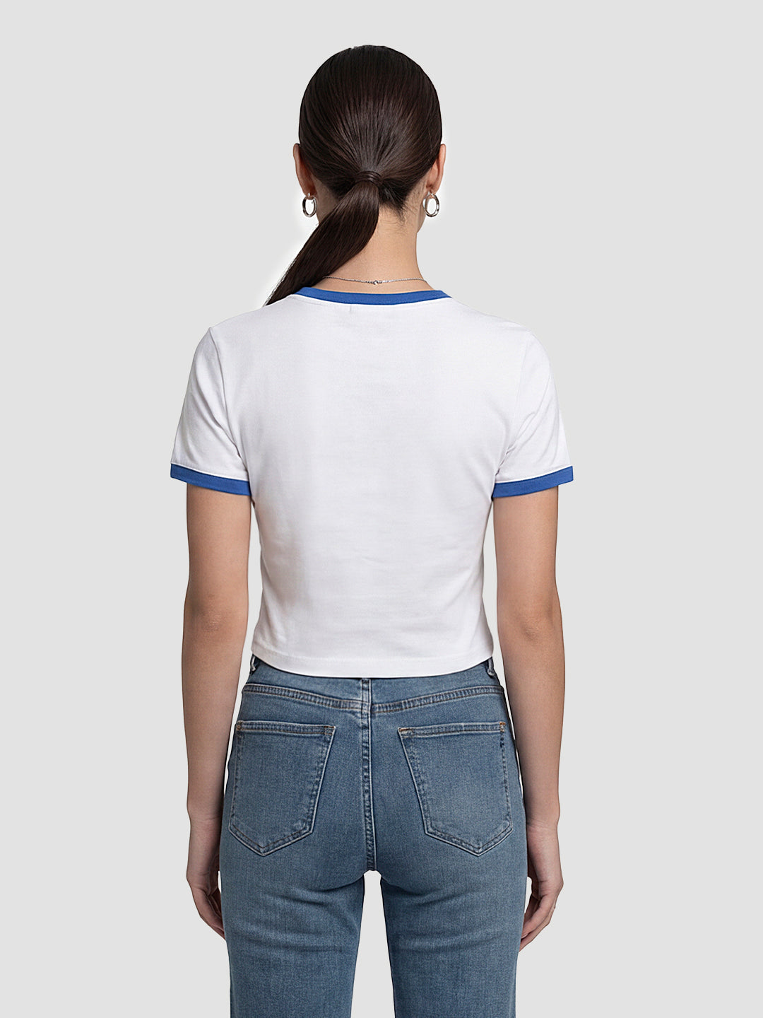 Women White Genz Tees