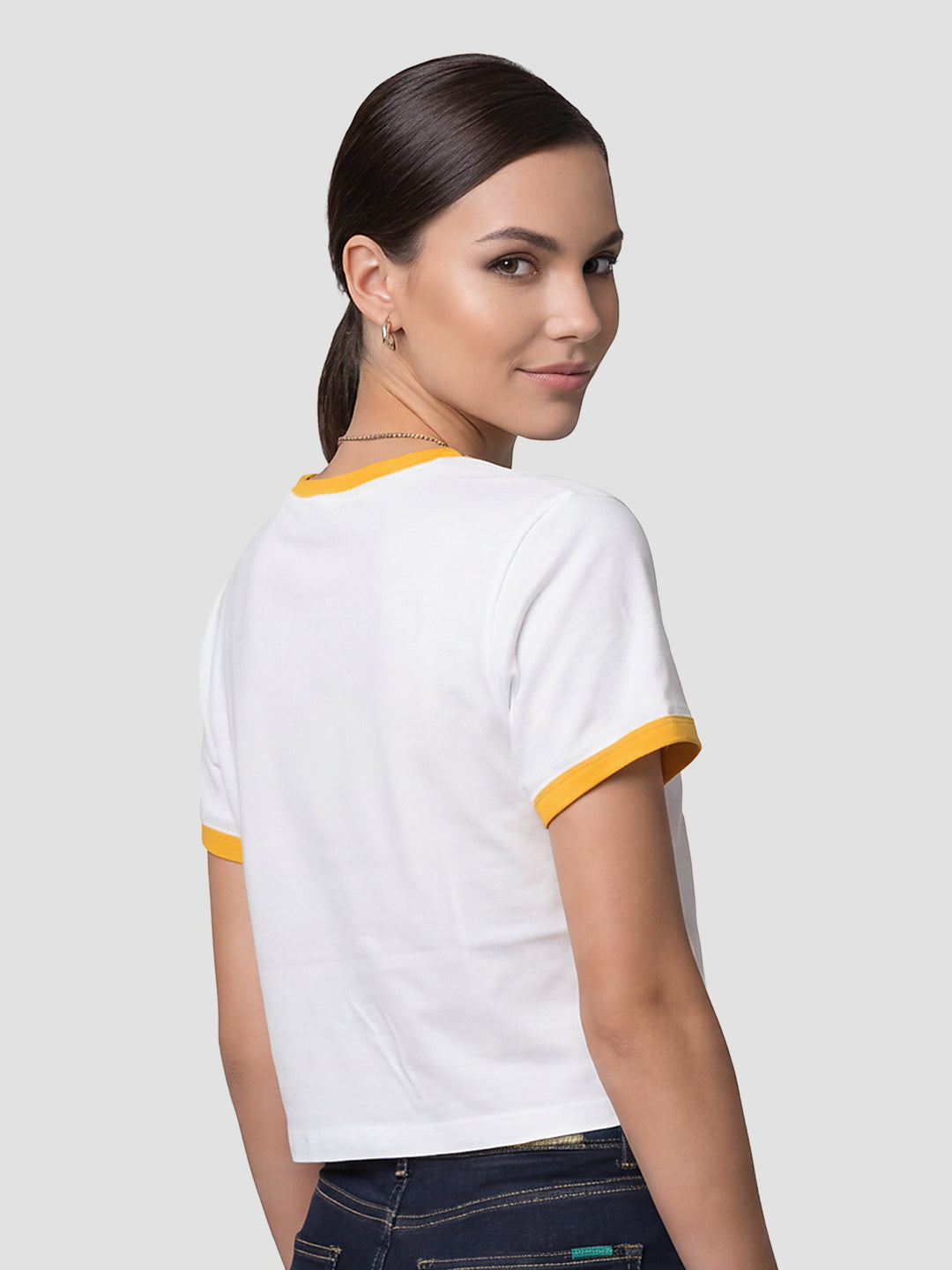 Women White Genz Tees