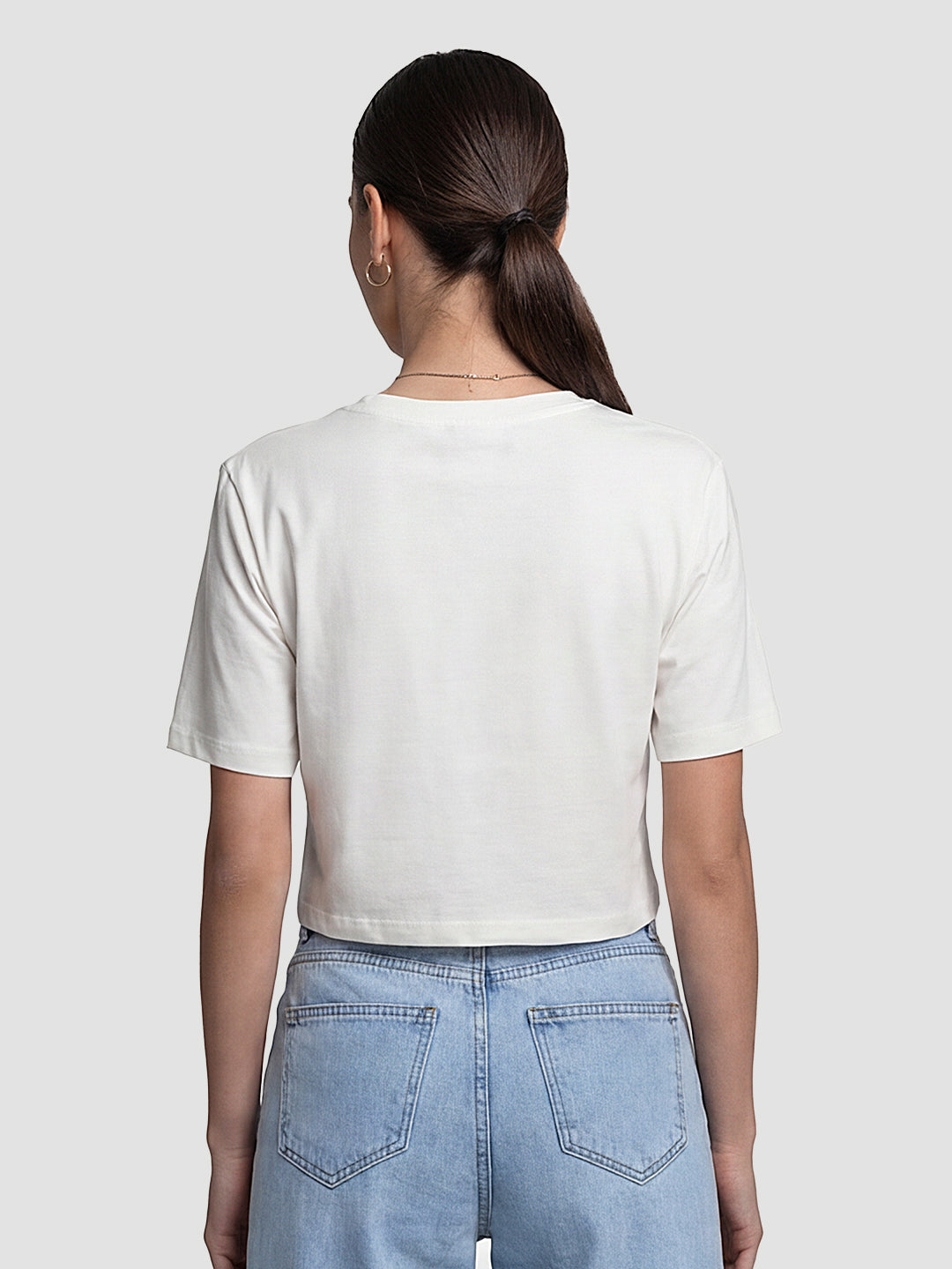 Women Off White Graphic T-Shirt