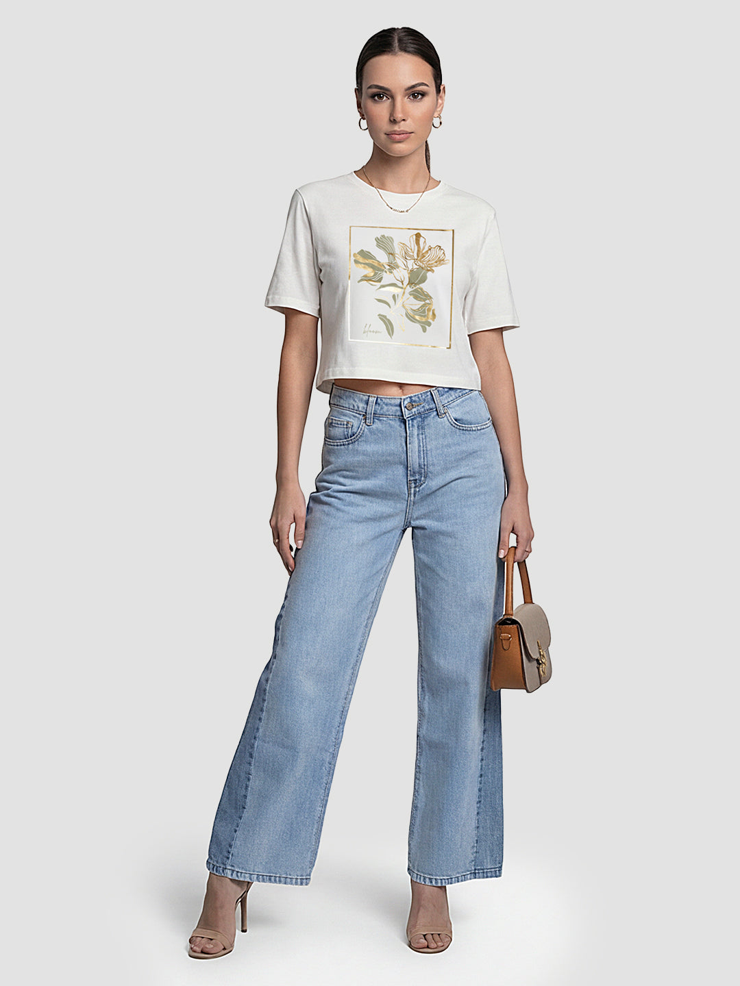Women Off White Graphic T-Shirt
