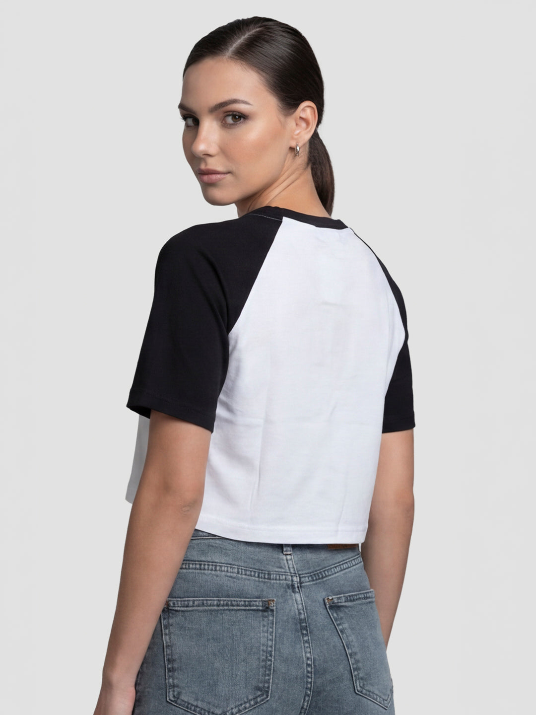 Women White/Black Genz Tees