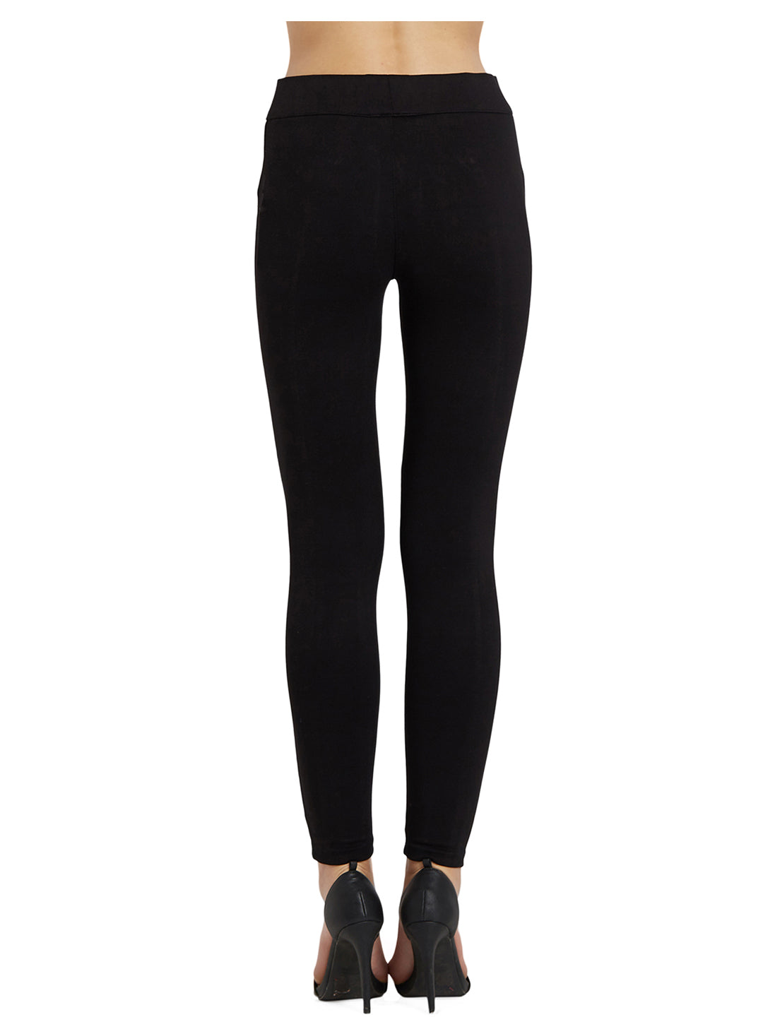 Black Slim Fit Treggings
