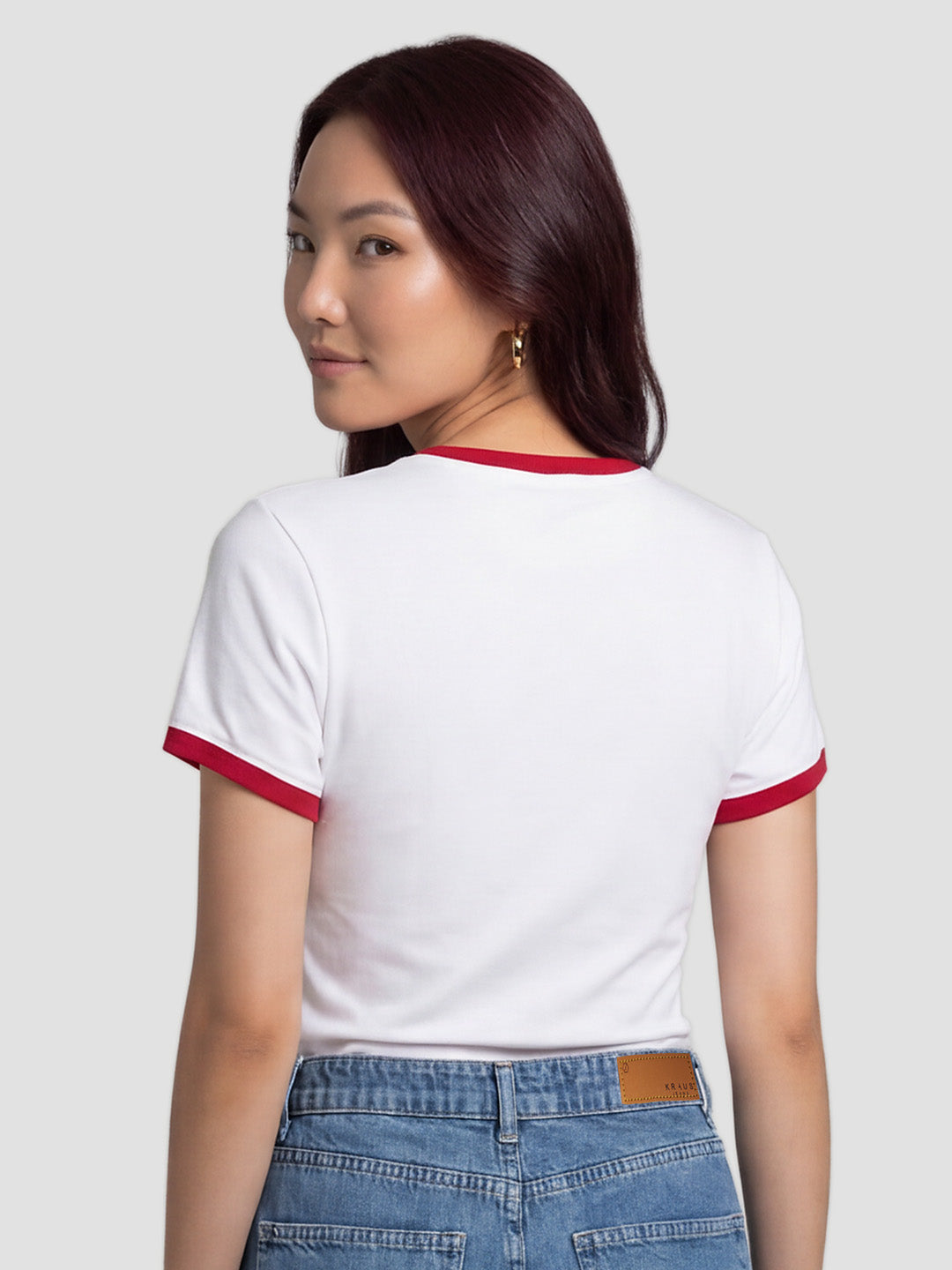 Women White Genz Tees