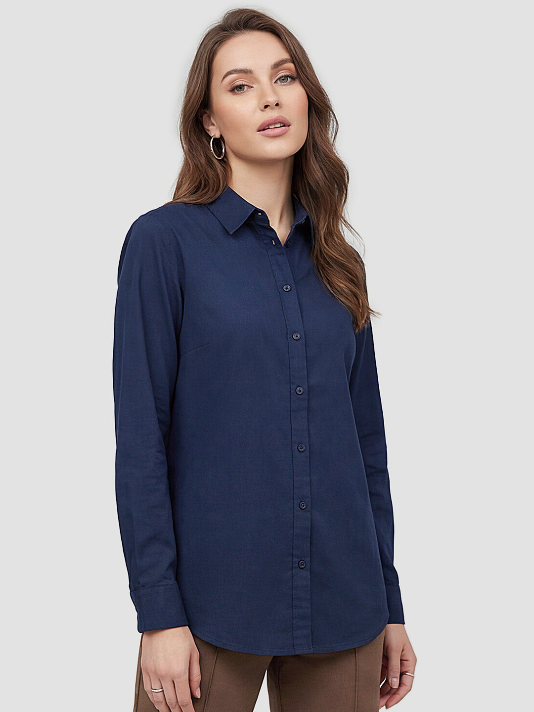 Women Indigo Shirt