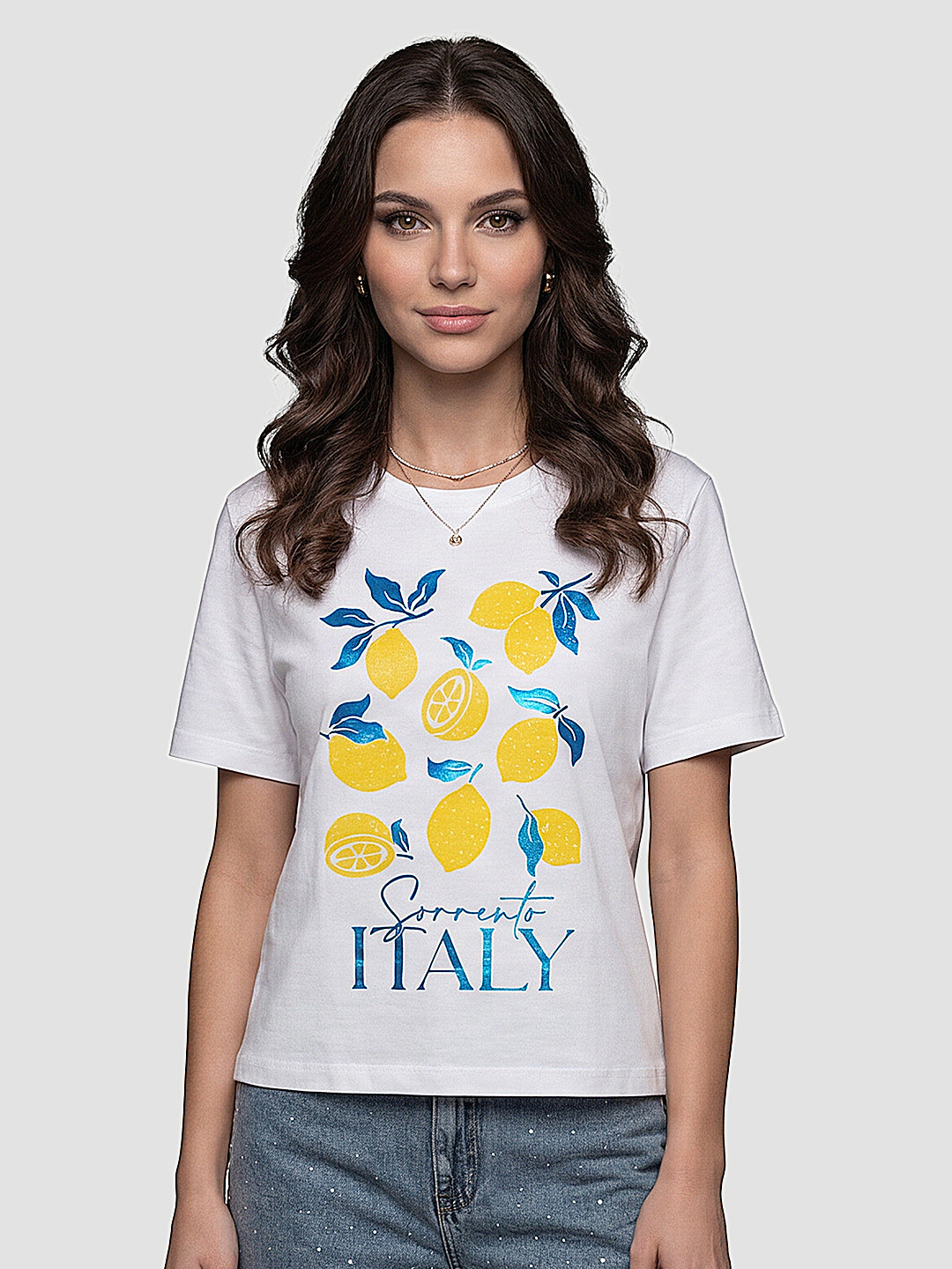 Women White Graphic T-Shirt
