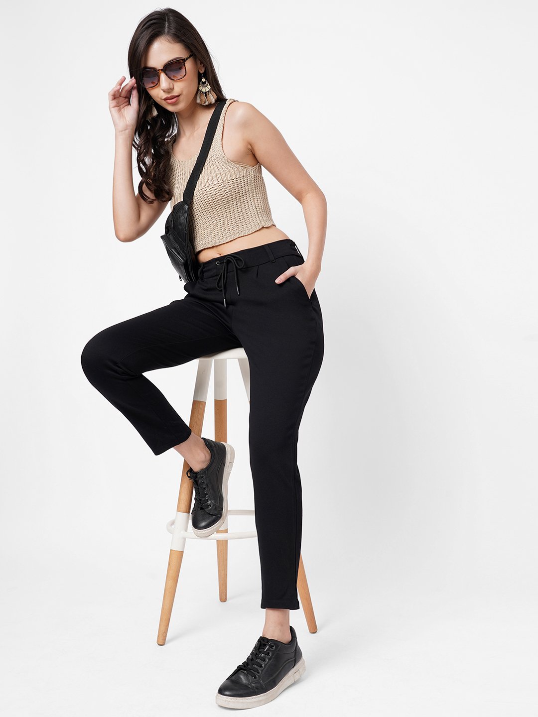 Women High-Rise Skinny Treggings