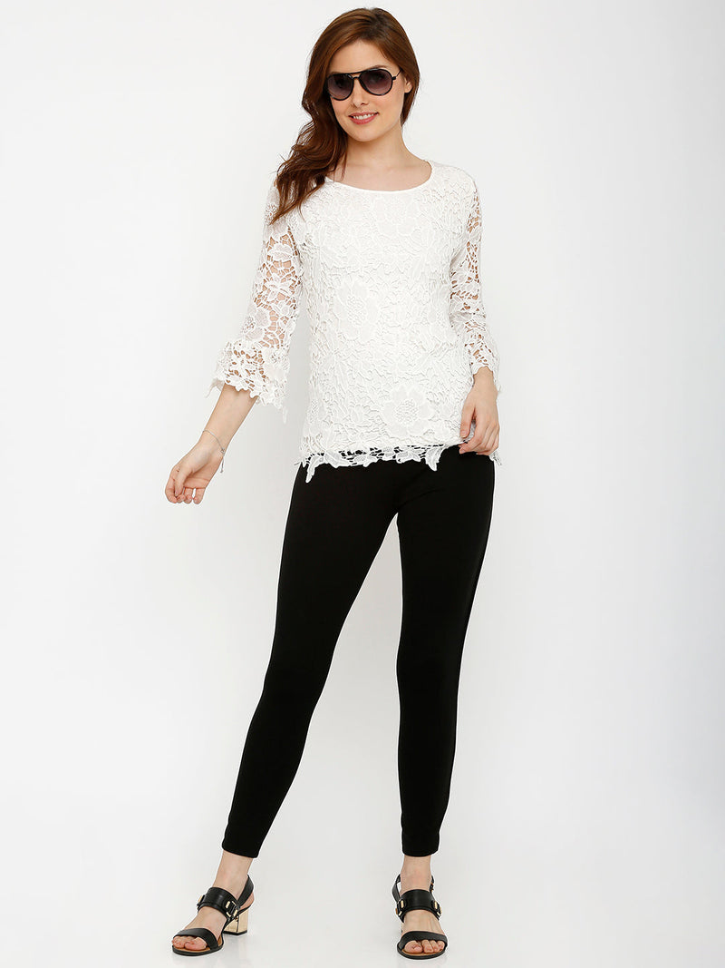 K4005 High-Rise Skinny Tregging - Black