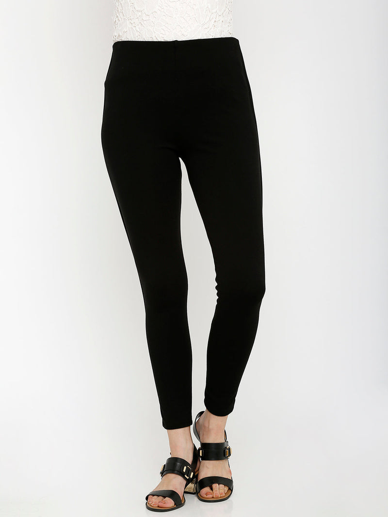 K4005 High-Rise Skinny Tregging - Black