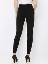 K4005 High-Rise Skinny Tregging - Black
