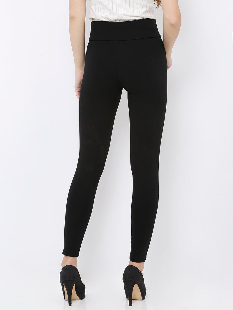 K4005 High-Rise Skinny Tregging - Black