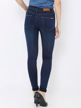 K3006 Mid-Rise Skinny Jeans - Dark Blue