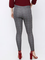 K4005 High-Rise Skinny Tregging - Grey