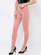 K4005 High-Rise Skinny Tregging - Blush Pink