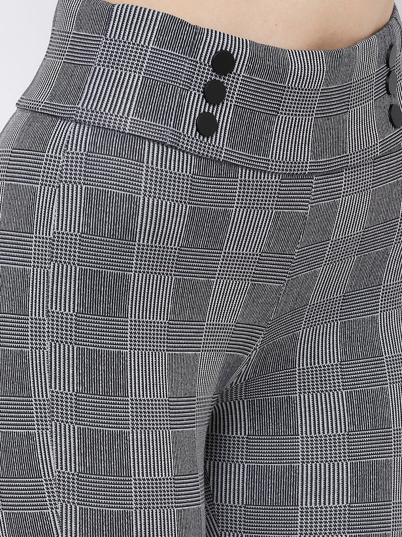 K4005 High-Rise Skinny Tregging - Grey