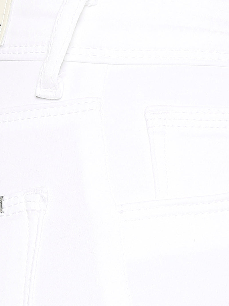 K4014 High-Rise Skinny Jeans - White