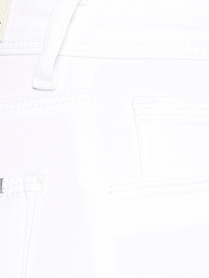 K4014 High-Rise Skinny Jeans - White