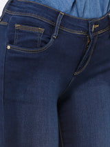 K3006 Mid-Rise Skinny Jeans - Dark Blue