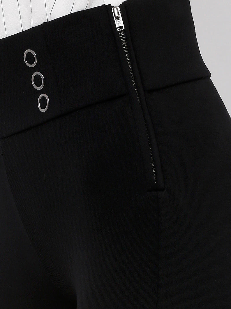 K4005 High-Rise Skinny Tregging - Black