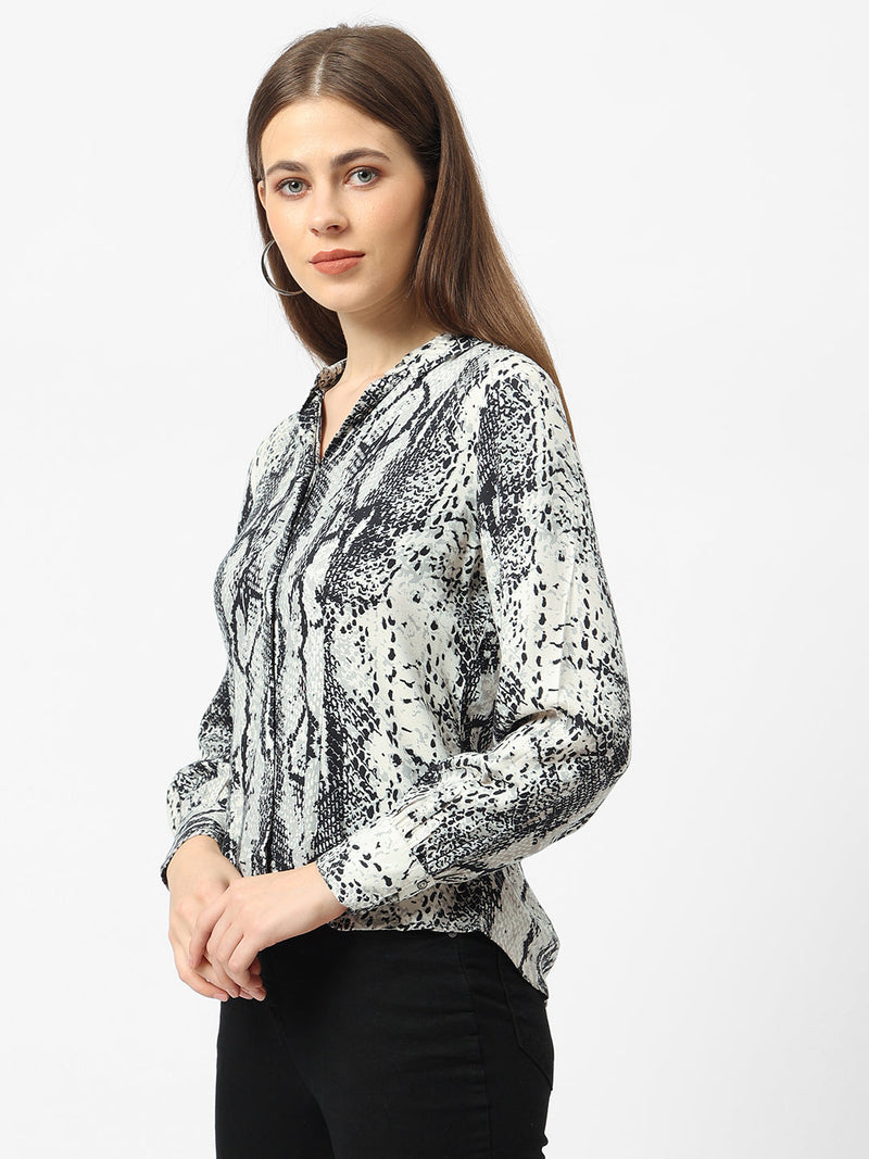 Women Multicolor Printed Shirt - Multi Color